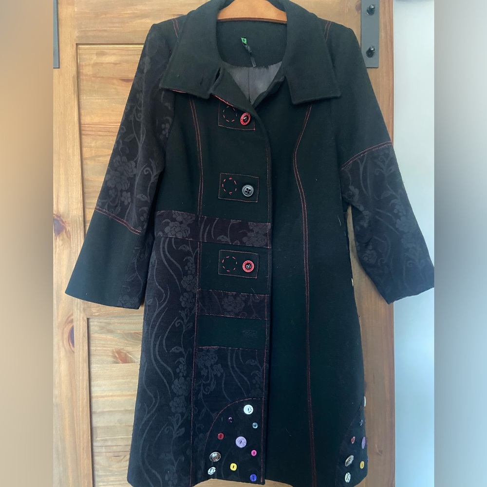 Unique Cotton coat by Tricotto - Made in Turkey